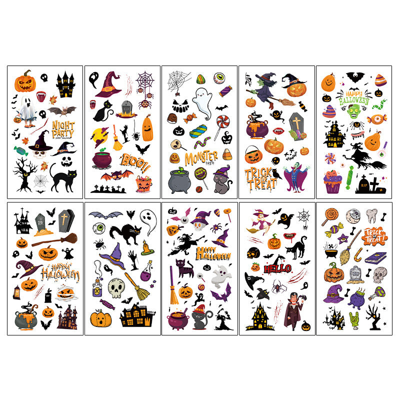 Wholesale 10pcs/sheet Children's cartoon little monster cute tattoo sticker